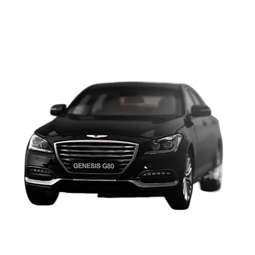 Klassisches Retro Automodell 1:18 Für Genesis G80 Limousine Simulation Legierung Auto Modell Sammlerstücke Boutique Ornament Display Miniatur Im Maßstab Sammlerstück(Black) von BOMXAN