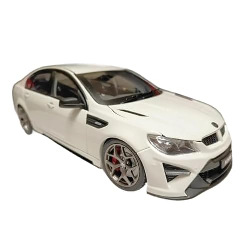 Klassisches Retro Automodell 1:18 Für Holden HSV GTSR Heron, Weißes Simulationslegierungs-Limousinenmodell, Klassisches Hobby-Sammlungsdisplay Für Erwachsene Miniatur Im Maßstab Sammlerstück von BOMXAN