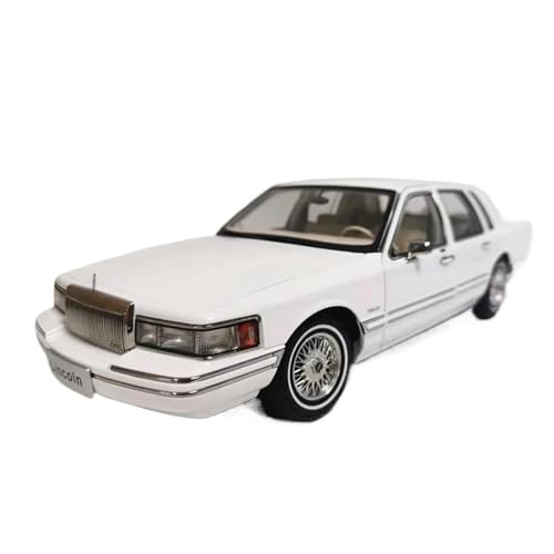 Klassisches Retro Automodell 1:18 Für Lincoln Town Classic Legierung Auto Modell Emulation Sammlung Spielzeug Display Simulation Dekoration Miniatur Im Maßstab Sammlerstück(White) von BOMXAN