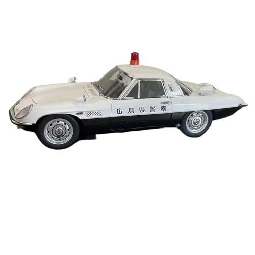 Klassisches Retro Automodell 1:18 Für Mazda Sport Auto Statische Simulation Legierung Modell Hiroshima Präfektur Polizei Auto Spielzeug Display Miniatur Im Maßstab Sammlerstück von BOMXAN