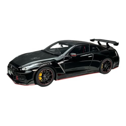 Klassisches Retro Automodell 1:18 Für Nissan GT-R Nismo Special Edition 2024 Kunstharz-Automodell Für Erwachsene Hobby-Sammlung Souvenir Miniatur Im Maßstab Sammlerstück(Black) von BOMXAN