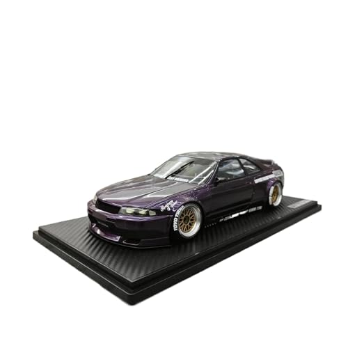 Klassisches Retro Automodell 1:18 Für Nissan GTR R33 Pandem Simulation Harz Auto Modell Fans Sammlung Hause Dekoration Ornamente Miniatur Im Maßstab Sammlerstück von BOMXAN