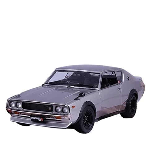 Klassisches Retro Automodell 1:18 Für Nisson GTR Skyline 2000 Realistisches Legierungsautomodell Statische Anzeige Druckgussauto Spielzeug Sammlerstücke Miniatur Im Maßstab Sammlerstück(Gray) von BOMXAN