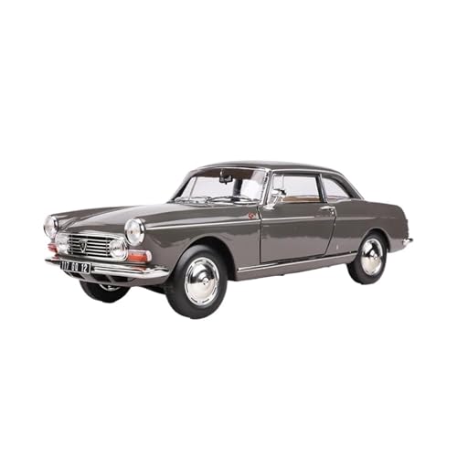 Klassisches Retro Automodell 1:18 Für Peugeot 404 1967 Cabriolt Coupe Legierung Modellauto Sammlung Ornamente Erwachsene Junge Hobby Souvenir Miniatur Im Maßstab Sammlerstück(Gray) von BOMXAN