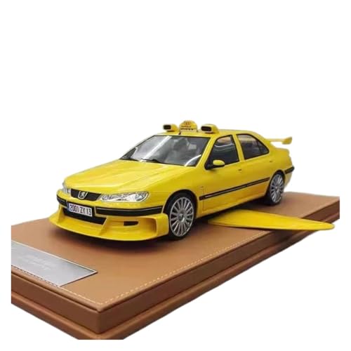 Klassisches Retro Automodell 1:18 Für Peugeot 406 Taxi Limited Edition Simulation Harz Statisches Automodell Fans Sammlung Dekoration Miniatur Im Maßstab Sammlerstück von BOMXAN