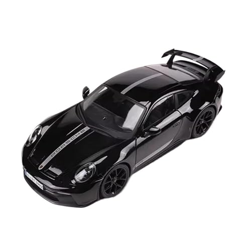 Klassisches Retro Automodell 1:18 Für Porsche 911 Gt3 Sportwagen Miniatur-Druckgussmodell Porsche Legierung Luxusfahrzeug Spielzeugkollektion Miniatur Im Maßstab Sammlerstück(Black) von BOMXAN