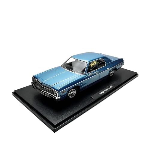 Klassisches Retro Automodell 1:18 Für RAM Monaco 1974 Legierungsdruckguss Statisches Automodell Souvenir Ornamente Display Hobby-Sammlung Miniatur Im Maßstab Sammlerstück(Blue) von BOMXAN