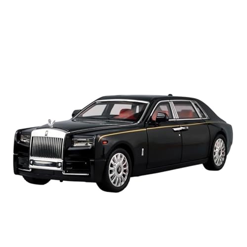 Klassisches Retro Automodell 1:18 Für Rolls Royce Phantom Alloy Luxy Vehicles Sammeln Sie Simulierte Dekorationen Sound- Und Lichtautomodell Miniatur Im Maßstab Sammlerstück(Black) von BOMXAN