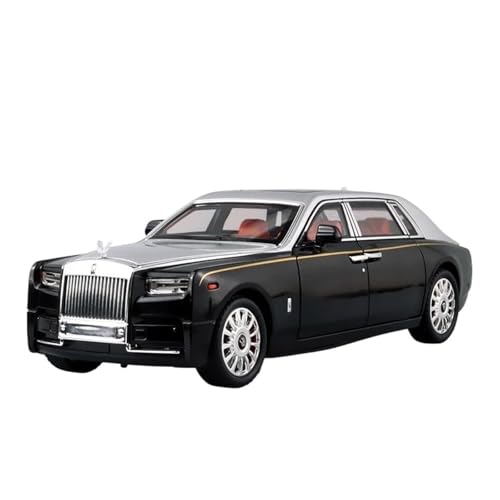 Klassisches Retro Automodell 1:18 Für Rolls Royce Phantom Alloy Luxy Vehicles Sammeln Sie Simulierte Dekorationen Sound- Und Lichtautomodell Miniatur Im Maßstab Sammlerstück(Silver) von BOMXAN