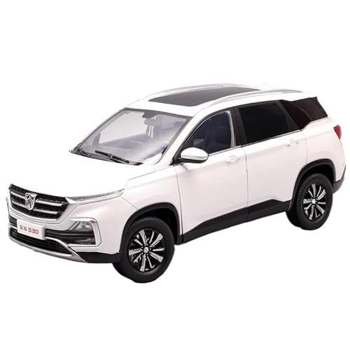 Klassisches Retro Automodell 1:18 Für SAIC-GM-Wuling Baojun 530 Druckguss-Legierung SUV Off-Road-Sammlung Modell Spielzeug Dekoration Display Miniatur Im Maßstab Sammlerstück(White) von BOMXAN