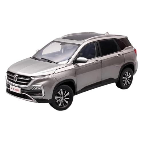 Klassisches Retro Automodell 1:18 Für SAIC-GM-Wuling Baojun 530 SUV-Offroad-Modelldekorationskollektion Aus Druckgusslegierung Miniatur Im Maßstab Sammlerstück(Gray) von BOMXAN