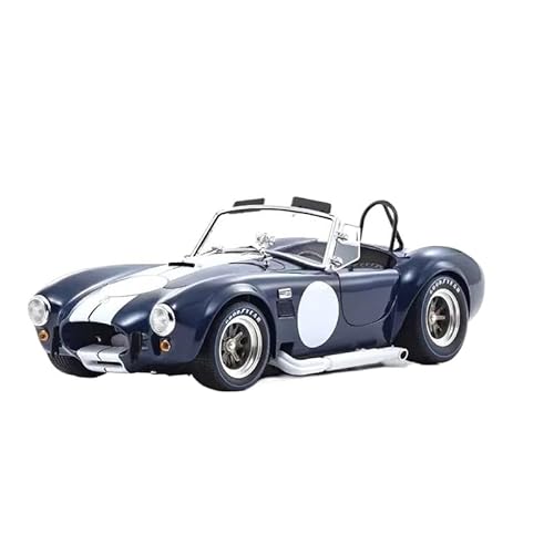 Klassisches Retro Automodell 1:18 Für Shelby Cobra 427 S/C Simulation Legierung Auto Modell Spielzeug Erwachsene Fans Sammeln Statische Anzeige Miniatur Im Maßstab Sammlerstück(Blue) von BOMXAN