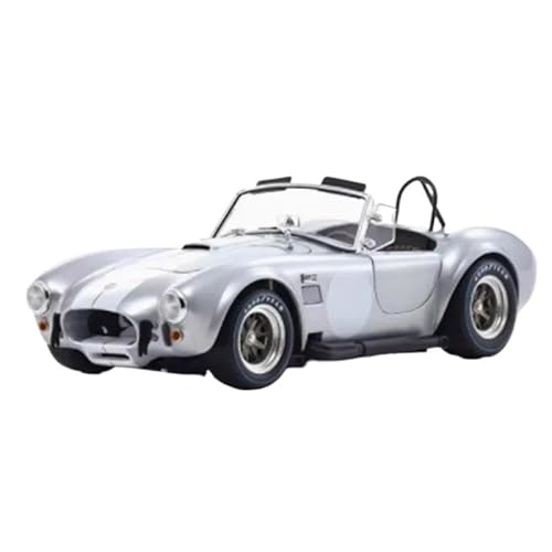 Klassisches Retro Automodell 1:18 Für Shelby Cobra 427 S/C Simulation Legierung Auto Modell Spielzeug Erwachsene Fans Sammeln Statische Anzeige Miniatur Im Maßstab Sammlerstück(White) von BOMXAN