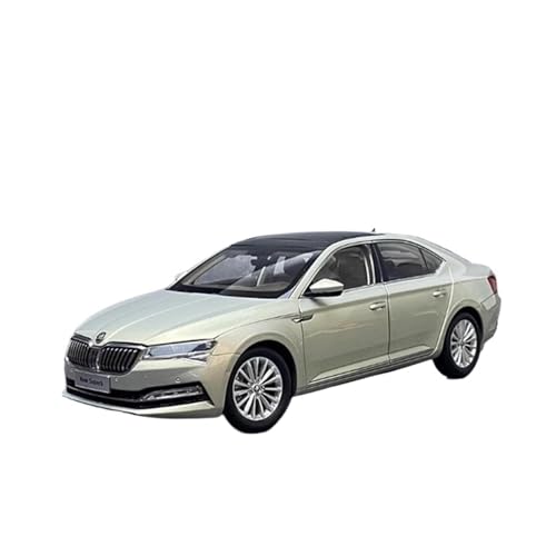 Klassisches Retro Automodell 1:18 Für Skoda SUPERB Legierung Auto Modell Fahrzeuge Hohe Simulation Sammlung Kinder Spielzeug Dekoration Miniatur Im Maßstab Sammlerstück(Gold) von BOMXAN