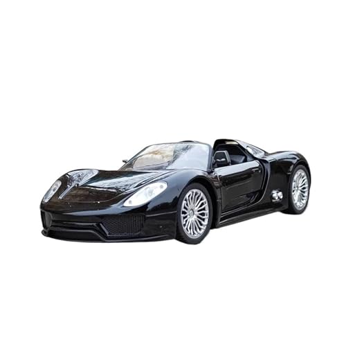 Klassisches Retro Automodell 1:18 Für Spyder Roadster Alloy Diecast Sportwagenmodell Super Racing Car Simulation Collection Kinderspielzeug Miniatur Im Maßstab Sammlerstück(Black) von BOMXAN