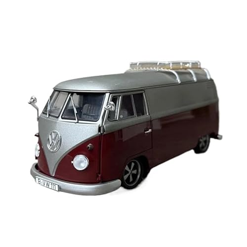 Klassisches Retro Automodell 1:18 Für VW T1b Lowrider Mini Bus Legierung Auto Modell Emulation Auto Modell Sammlung Spielzeug Display Miniatur Im Maßstab Sammlerstück von BOMXAN