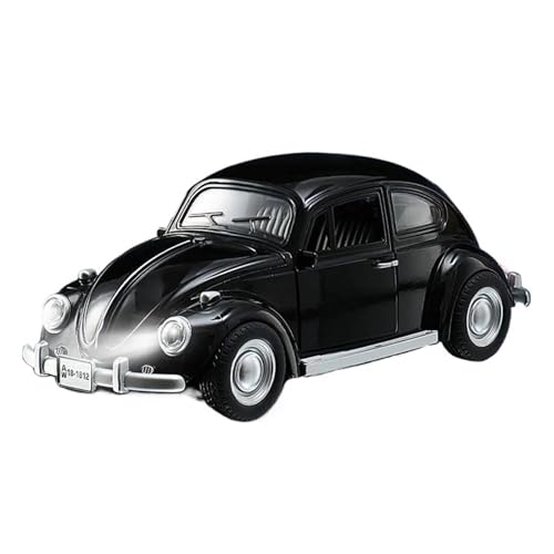 Klassisches Retro Automodell 1:18 Für Volkswagen Käfer Mit Sound Licht Kinder Junge Spielzeug Fahrzeuge 1955 Vintage Legierung Auto Modell Miniatur Im Maßstab Sammlerstück(Black) von BOMXAN