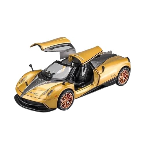 Klassisches Retro Automodell 1:22 Für Pagani Huayra Dinastia Alloy Diecast Super Car Model Classic Gull Wing Door Collection Ornament Miniatur Im Maßstab Sammlerstück(Gold) von BOMXAN