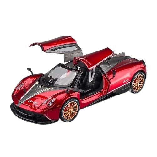 Klassisches Retro Automodell 1:22 Für Pagani Huayra Dinastia Alloy Diecast Super Car Model Classic Gull Wing Door Collection Ornament Miniatur Im Maßstab Sammlerstück(Red) von BOMXAN