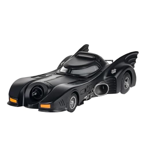 Klassisches Retro Automodell 1:24 Für 1989 Batmobil-Druckgussauto Mit Batman-Figur, Spielzeug Für Kinder Und Erwachsene, Schwarz Miniatur Im Maßstab Sammlerstück von BOMXAN