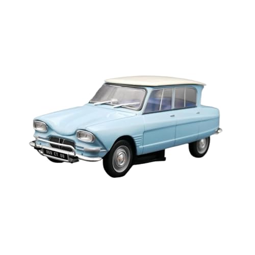 Klassisches Retro Automodell 1:24 Für Citroen AMI6 1961 Oldtimer Legierung Druckguss Automodell Retro-Sammlerstück Ornamente Metallspielzeug Miniatur Im Maßstab Sammlerstück von BOMXAN