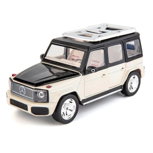 Klassisches Retro Automodell 1:24 Für EQG G65 G63 New Energy Diecasts Legierung Automodell Offroad-Simulation Sound Und Licht Kinderspielzeug Miniatur Im Maßstab Sammlerstück(White) von BOMXAN