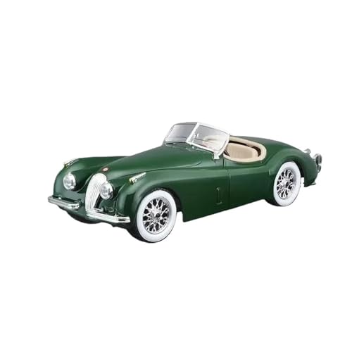 Klassisches Retro Automodell 1:24 Für Jaguar Xk 120 Roadster Legierung Miniatur-Druckguss-Automodell Vintage-Spielzeug Weihnachtskollektion Miniatur Im Maßstab Sammlerstück(Green) von BOMXAN