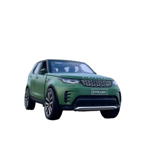 Klassisches Retro Automodell 1:24 Für Land Rover Discovery Evoque R-Dynamic SE SUV Legierung Auto Modell Fahrzeuge Sound Und Licht Sammlung Kinder Spielzeug Miniatur Im Maßstab Sammlerstück(Green) von BOMXAN