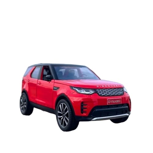 Klassisches Retro Automodell 1:24 Für Land Rover Discovery Evoque R-Dynamic SE SUV Legierung Auto Modell Fahrzeuge Sound Und Licht Sammlung Kinder Spielzeug Miniatur Im Maßstab Sammlerstück(Red) von BOMXAN