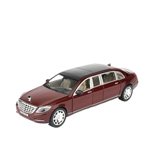 Klassisches Retro Automodell 1:24 Für Maybach S600 Diecast Legierung Hohe Simulation Auto Modelle 6 Türen Können Geöffnet Werden Trägheit Spielzeug Miniatur Im Maßstab Sammlerstück(Black) von BOMXAN