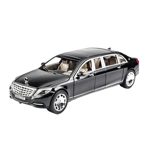 Klassisches Retro Automodell 1:24 Für Maybach S600 Diecast Legierung Hohe Simulation Auto Modelle 6 Türen Können Geöffnet Werden Trägheit Spielzeug Miniatur Im Maßstab Sammlerstück(Red) von BOMXAN