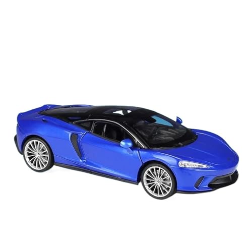 Klassisches Retro Automodell 1:24 Für McLaren GT Hohe Simulation Statische Legierung Diecast Auto Modell Sammlung Hause Ornamente Figuren Miniatur Im Maßstab Sammlerstück(Blue) von BOMXAN