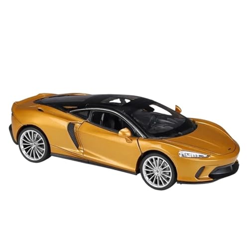 Klassisches Retro Automodell 1:24 Für McLaren GT Hohe Simulation Statische Legierung Diecast Auto Modell Sammlung Hause Ornamente Figuren Miniatur Im Maßstab Sammlerstück(Gold) von BOMXAN