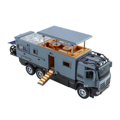 Klassisches Retro Automodell 1:24 Für Nomadism F Off Road RV Collective Voiture Miniatur-Ton- Und Licht-Spielzeugautomodell Aus Druckgusslegierung Miniatur Im Maßstab Sammlerstück(Gray) von BOMXAN