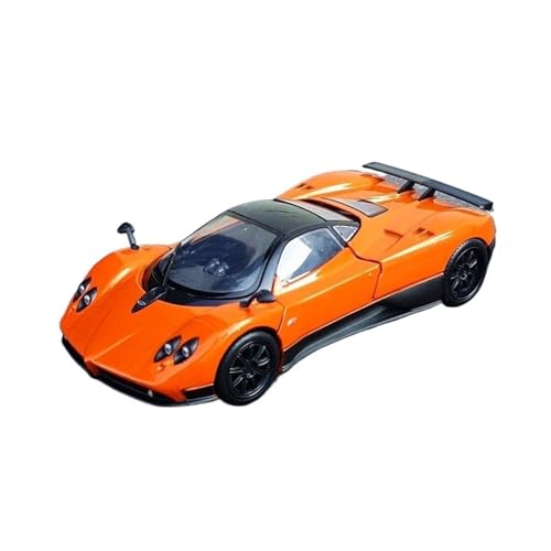 Klassisches Retro Automodell 1:24 Für Pagani Zonda F Huayra Legierung Diecasts Rennwagen Modell Simulation Sammlung Kinder Spielzeug Miniatur Im Maßstab Sammlerstück(Orange) von BOMXAN