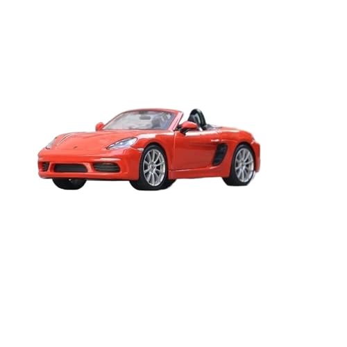 Klassisches Retro Automodell 1:24 Für Porsche 718 Boxster Legierung Miniatur-Druckguss-Automodell, Klassische Sport-Weihnachtsspielzeug-Kollektion Für Kinder Miniatur Im Maßstab Sammlerstück(Red) von BOMXAN