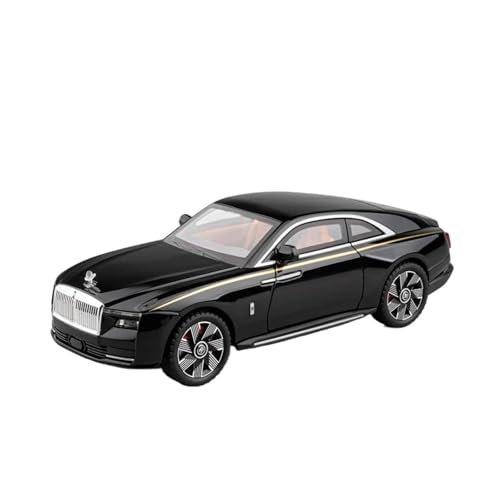 Klassisches Retro Automodell 1:24 Für Rolls Royce Spectre Legierung Luxy Diecasts Auto Modell Simulation Sound Licht Sammlung Kinder Spielzeug Miniatur Im Maßstab Sammlerstück(Black) von BOMXAN