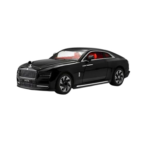 Klassisches Retro Automodell 1:24 Für Rolls Royces Spectre Alloy Diecasts Luxy Energy Charging Automodell Sound Light Kinderspielzeug Miniatur Im Maßstab Sammlerstück(Black) von BOMXAN