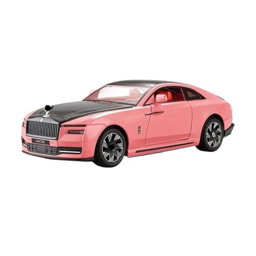 Klassisches Retro Automodell 1:24 Für Rolls Royces Spectre Alloy Diecasts Luxy Energy Charging Automodell Sound Light Kinderspielzeug Miniatur Im Maßstab Sammlerstück(Pink) von BOMXAN