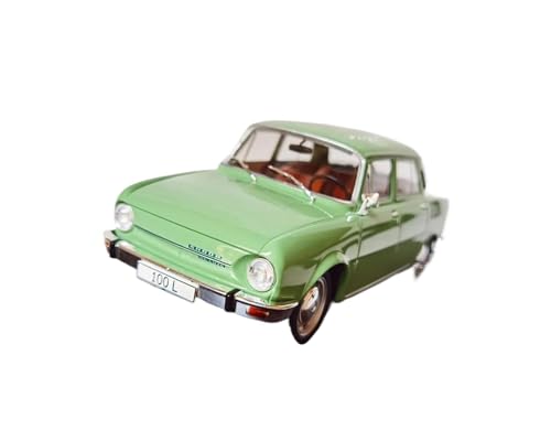 Klassisches Retro Automodell 1:24 Für Skoda 100L Retro Auto Simulation Legierung Auto Modell Sammeln Statische Dekoration Szene Display Miniatur Im Maßstab Sammlerstück von BOMXAN