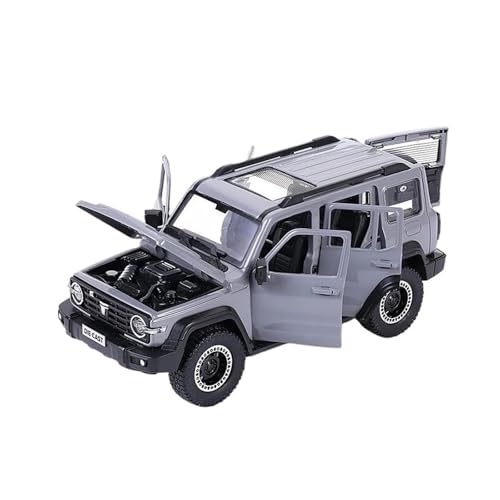 Klassisches Retro Automodell 1:24 Für Tank 300 Legierung Diecast Off-Road Hohe Simulation Sound Und Licht Auto Modell Sammlung Kinder Spielzeug Miniatur Im Maßstab Sammlerstück(Gray) von BOMXAN