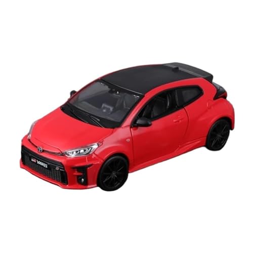 Klassisches Retro Automodell 1:24 Für Toyota Gr Yaris Xt Legierung Miniatur Druckguss Auto Modell Mini Kompakt Auto Christensen Spielzeug Sammlung Miniatur Im Maßstab Sammlerstück(Red) von BOMXAN