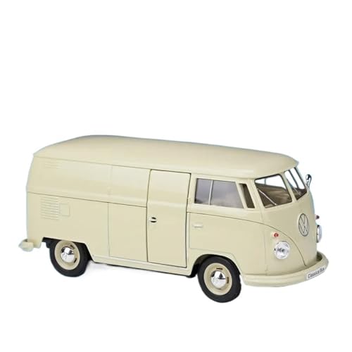 Klassisches Retro Automodell 1:24 Für Volkswagen 1963 T1 Bus Van Simulation Legierung Automodell Handwerk Dekoration Sammlung Spielzeug Miniatur Im Maßstab Sammlerstück(White) von BOMXAN