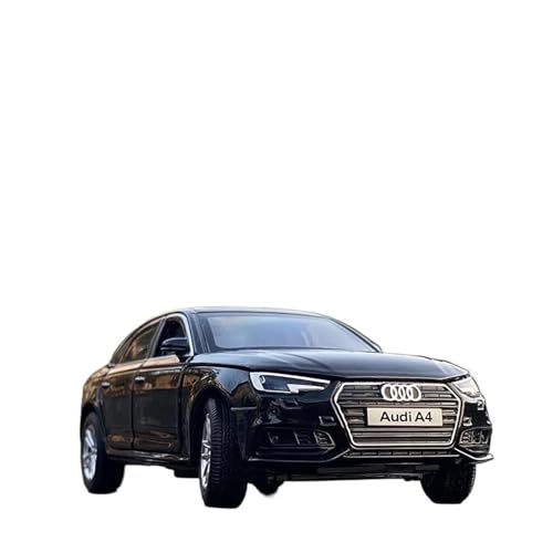 Klassisches Retro Automodell 1:32 Für Audi A4 Legierung Auto Modell Druckguss Fahrzeuge Simulation Sammlung Sound Und Licht Kinder Spielzeug Miniatur Im Maßstab Sammlerstück(Black) von BOMXAN