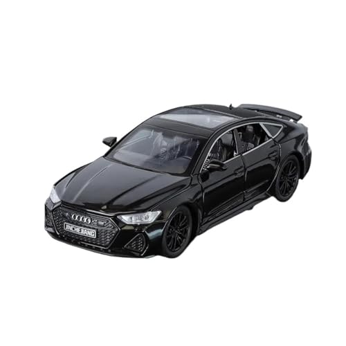 Klassisches Retro Automodell 1:32 Für Audi RS7 Sportback Collection Alloy Diecast Car Model Sound Light Boy Birthday Vehicl Miniatur Im Maßstab Sammlerstück(Black) von BOMXAN