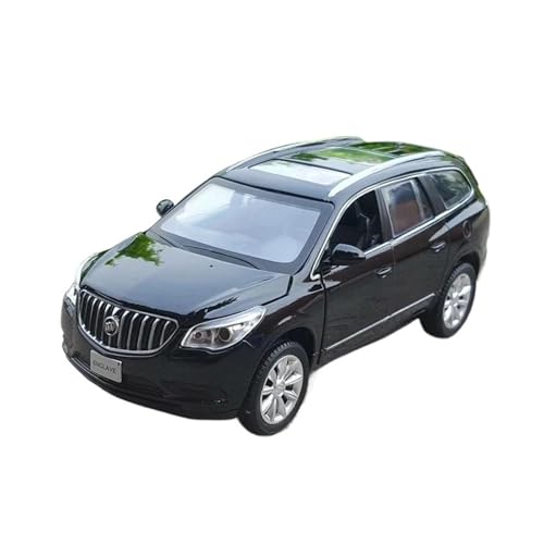 Klassisches Retro Automodell 1:32 Für Buick Enclave SUV Legierungsautomodell Druckguss-Spielzeugfahrzeuge Sound- Und Lichtsimulationssammlung Miniatur Im Maßstab Sammlerstück(Black) von BOMXAN