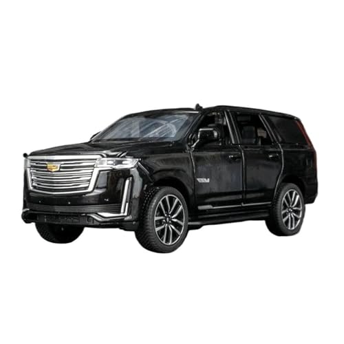 Klassisches Retro Automodell 1:32 Für Cadillac Escalade Off Road Legierung Auto Modell Sound Licht Spielzeug Sammlung Display Ornamente Miniatur Im Maßstab Sammlerstück(Black) von BOMXAN