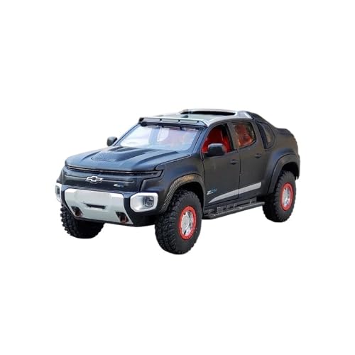 Klassisches Retro Automodell 1:32 Für Chevrolet Colorado ZH2 Diecast Off-Road Auto Modell Simulation Sound Licht Sammlung Kinder Spielzeug Miniatur Im Maßstab Sammlerstück(Black) von BOMXAN