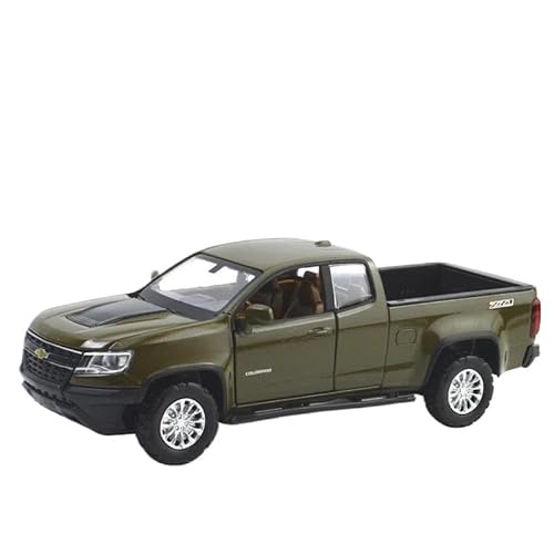 Klassisches Retro Automodell 1:32 Für Chevrolet Colorado ZR2 Legierung Pickup Auto Modell Spielzeug Geländewagen Simulation Sound Licht Miniatur Im Maßstab Sammlerstück von BOMXAN