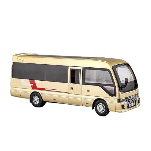 Klassisches Retro Automodell 1:32 Für Coaster Legierung Luxy Bus Diecasts Passagier Trainer Auto Modell Simulation Sound Und Licht Kinder Spielzeug Miniatur Im Maßstab Sammlerstück(Gold) von BOMXAN